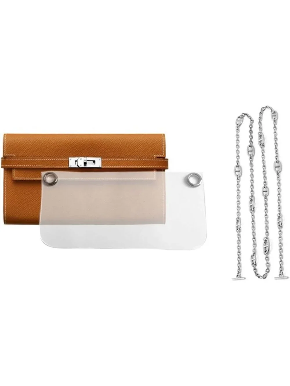 Stylish Wallet Conversion Kit with Chain & Strap Insert - Perfect Gift for Her